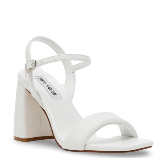 Steve Madden White Heels - Picture 2 of 5